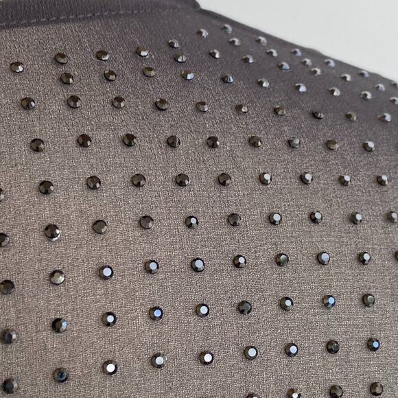 NWT HOBBS LONDON ZARIAH DRESS 🌞 Current Season 🌞 Velvet Black Rhinestone sz 12 - Picture 5 of 6